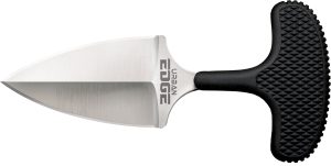 Cold Steel CS43XL Urban Edge  2.50" Fixed Plain Stone Washed Japanese AUS-8A SS Blade/Black Kray-Ex Handle