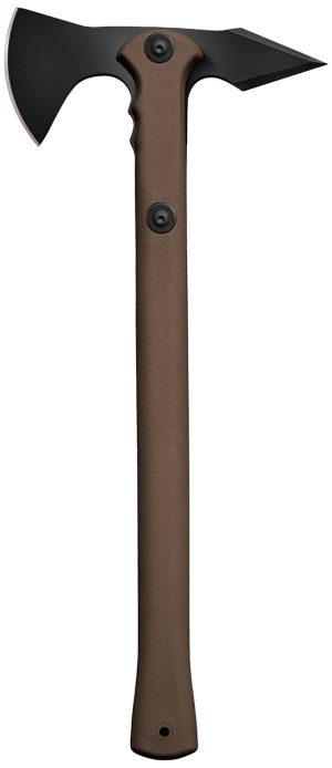 Cold Steel CS90PTHF Trench Hawk  3.50" Blade 1055 Carbon Steel Blade Flat Dark Earth Polypropylene Handle 19"