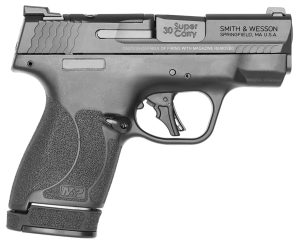 Smith & Wesson 13473 M&P Shield Plus Optic Ready 30 Super Carry 3.10" Barrel 13+1 Or 16+1, Black Polymer Frame & Grip, Optic Cut Armornite Stainless Steel Slide, Tritium Night Sights, Manual Safety
