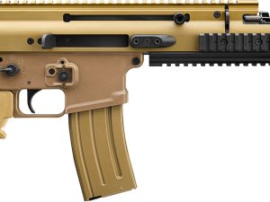 FN 38101245 SCAR 15P 5.56x45mm 10+1 7.50" Black Anodized Chrome Lined Steel Barrel, Flat Dark Earth Anodized Aluminum Picatinny Rail Receiver, FDE Polymer Grip, Ambidextrous