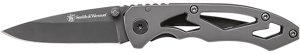 Smith & Wesson Knives CK400CP Skeletonized  2.20" Folding Drop Point Plain Stainless Steel Blade 3.20" Handle Includes Pocket Clip