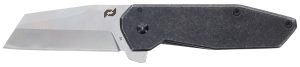 Schrade 1182277 Slyte Compact 2.40" Folding Plain Satin D2 Steel Blade 3.50" Dark Stonewash Stainless Steel Handle