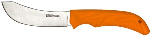 AccuSharp 732C Butcher  4" Fixed Butcher Plain Stainless Steel Blade/Blaze Orange Ergonomic Anti-Slip Rubber Handle