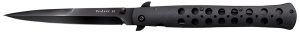Cold Steel CS26C6AA Ti-Lite  6" Folding Spear Point Plain Black w/DLC Cooating S35VN SS Blade/4.75" Black G10 Handle Includes Belt Clip