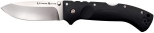 Cold Steel CS30U Ultimate Hunter  3.50" Folding Drop Point Plain American S35VN Blade/5" Black G10 Handle Includes Belt Clip
