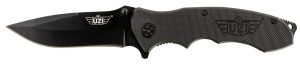 Uzi Accessories UZKFDR006 UZI Responder VI Black, Stainless-Steel Blade