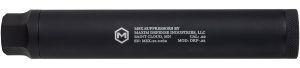 Maxim Defense MXM48351 DRF  22 Cal (Rimfire), 5.90" Black Titanium/Aluminum, 1/2"-28 tpi Direct Thread Mount