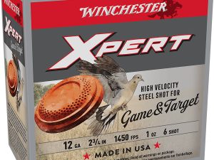 Winchester Ammo WE12GTHV6 Xpert High Velocity 12Gauge 2.75" 1oz 6Shot 25 Per Box/10 Case