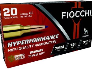 Fiocchi 7PRCTT Hyperformance  7mmPRC 150gr Barnes Tipped TSX 20 Per Box/10 Case