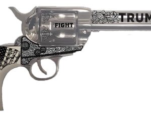 Traditions SAT73132FT 1873  45 Long Colt 6rd 5.50" Nickel White PVC Grip