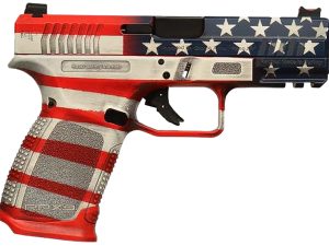 Gforce Arms GFRPX3C9USA Exodus  9mm Luger 15+1 4.02" Black Steel Barrel, USA Cerakote Serrated Steel Slide, USA Cerakote Polymer Frame w/Accessory Rail, Textured Grip