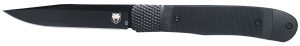 CobraTec Knives CTTHRG10BKO Trapper  Small 3.13" Folding Plain 154CM SS Blade, 4.25" Black G10 Handle