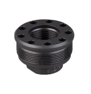 SilencerCo AC837 Alpha Direct Thread Mount Fits M18X1 Matte Black