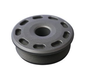 SilencerCo AC5388 Bravo Front Cap 223 Cal Titanium Black