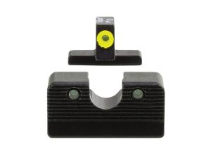 Trijicon 600999 HD XR Night Sight Set Green Tritium/Yellow Outline Front, Green Tritium Rear, Black Frame, Fits FN 509