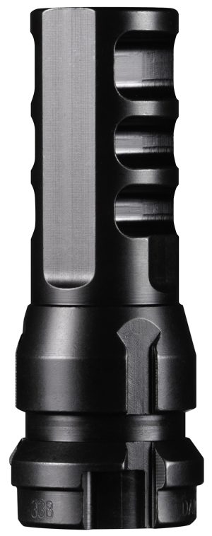 Dead Air DA104 KeyMo Muzzle Brake Black Nitride 4140 HT Alloy Steel M18X1 Threads 338 Cal