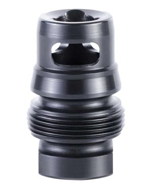 Dead Air DA135 Xeno Xero Black 4140 HT Alloy Steel 9/16x24 RH Threads 1.105" OAL 0.99" Diameter 9mm