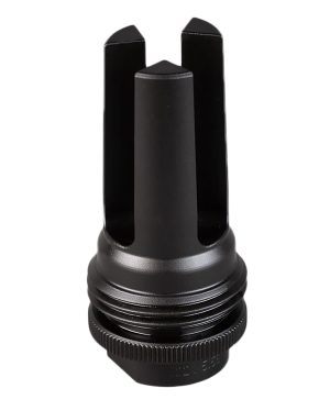 SilencerCo AC1570 ASR Flash Hider Black Steel with 1/2"-28 tpi Threads for 9mm