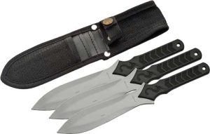 SZCO RITE EDGE 10" DRAGON - THROWING KNIFE 3PC SET W/SHTH