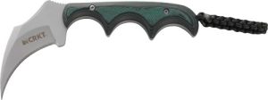 CRKT KERAMIN 2.31" FIXED PLAIN - EDGE FULL TANG BLADE