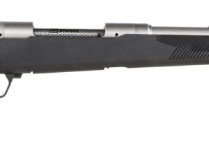 Savage Arms 57044 110 Brush Hunter Full Size 375 Ruger 3+1 20" Matte Threaded Barrel, Matte Drilled & Tapped Stainless Steel Receiver, Fixed Matte Black Synthetic Stock, Right Hand