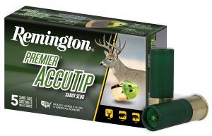 Remington Ammunition 20731 Premier AccuTip  12 Gauge 3" Sabot Slug Shot 5 Per Box/ 20 Cs