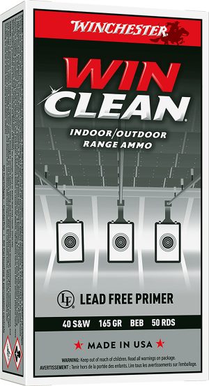 Winchester Ammo WC401 Super X  40S&W 165gr Winclean Brass Enclosed Base 50 Per Box/10 Case