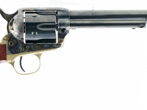 Taylors & Company 550851 Ranch Hand  45 Colt (LC) Caliber with 7.50" Blued Finish Barrel, 6rd Capacity Blued Finish Cylinder, Color Case Hardened Finish Steel Frame & Walnut Grip