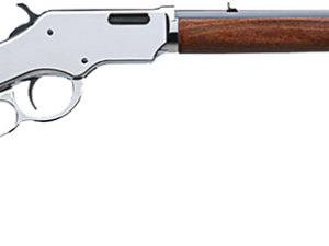 Taylors & Company 550223 Uberti Scout 22 LR Caliber with 14+1 Capacity, 19" Blued Barrel, Chrome-Plated Metal Finish & Walnut Stock Right Hand (Full Size)