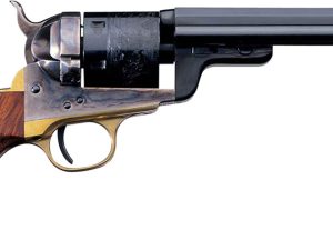 Taylors & Company 550733 1851 C. Mason 38 Special 6rd Shot 5.50" Blued Round Barrel Blued Cylinder Color Case Hardened Color Case Hardened Steel Frame Walnut Grip