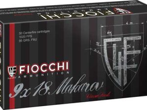 FIOCCHI 9MM MAKAROV 95GR FMJ - 50RD 20BX/CS