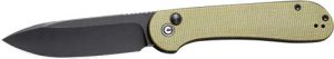 CIVIVI KNIFE ELEMENTUM 3.47" - OLIVE MICARTA/BLACK STNWASH
