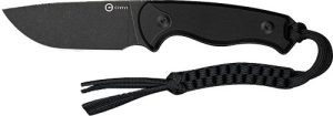 CIVIVI KNIFE TIMBERBARK 3.2" - FIXED BLACK/BLACK G10 STNWASH