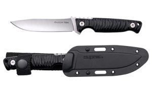 COLD STL RAZORTEK 4" BLK W/SHEATH