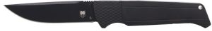 COBRATEC VIPER AUTO FOLDER - 3.12" BLACK/SATIN D2 BLK BLADE