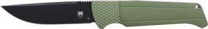 COBRATEC VIPER AUTO FOLDER - 3.12" OD GREEN/STN D2 BLK BLD