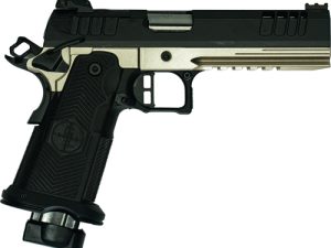 GLFA 1911DS SYNERGY 9MM 5" 20 - SHOT BLK SLIDE PLATINUM FRAME