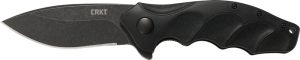 CRKT FORESIGHT 3.53" PLAIN - EDGE ASSISTED OPEN BLACK/BLACK