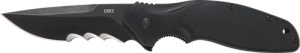 CRKT SHENANIGAN 3.35" VEFF - SERRATED ASST OPEN BLACK/BLK