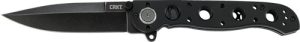 CRKT M16-02DB 3.5" PLAIN EDGE - D2 STEEL BLK W/DEADBOLT AST