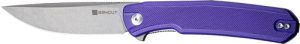 SENCUT KNIFE SCITUS 3.47" - PURPLE G10/GRAY STONEWASH D2