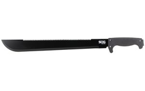 SOG SOGFARI MACHETE BLACK 18" W/STH