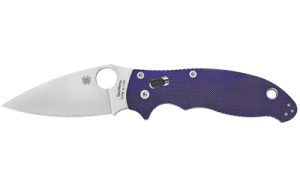 SPYDERCO MANIX 2 G-10 DARK BL 3.375"