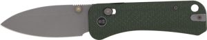 WE KNIFE BANTER 2 2.87" GREEN - CANVAS MICARTA/GRAY STONEWASH