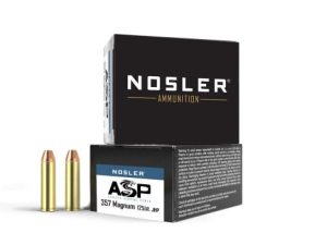 Nosler ASP Handgun Ammunition .357 Mag 125gr JHP 1450 fps 20/ct