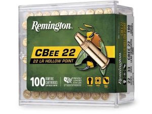 Remington CBee Rimfire Ammo .22 LR 33 gr HP 740 fps 100/ct